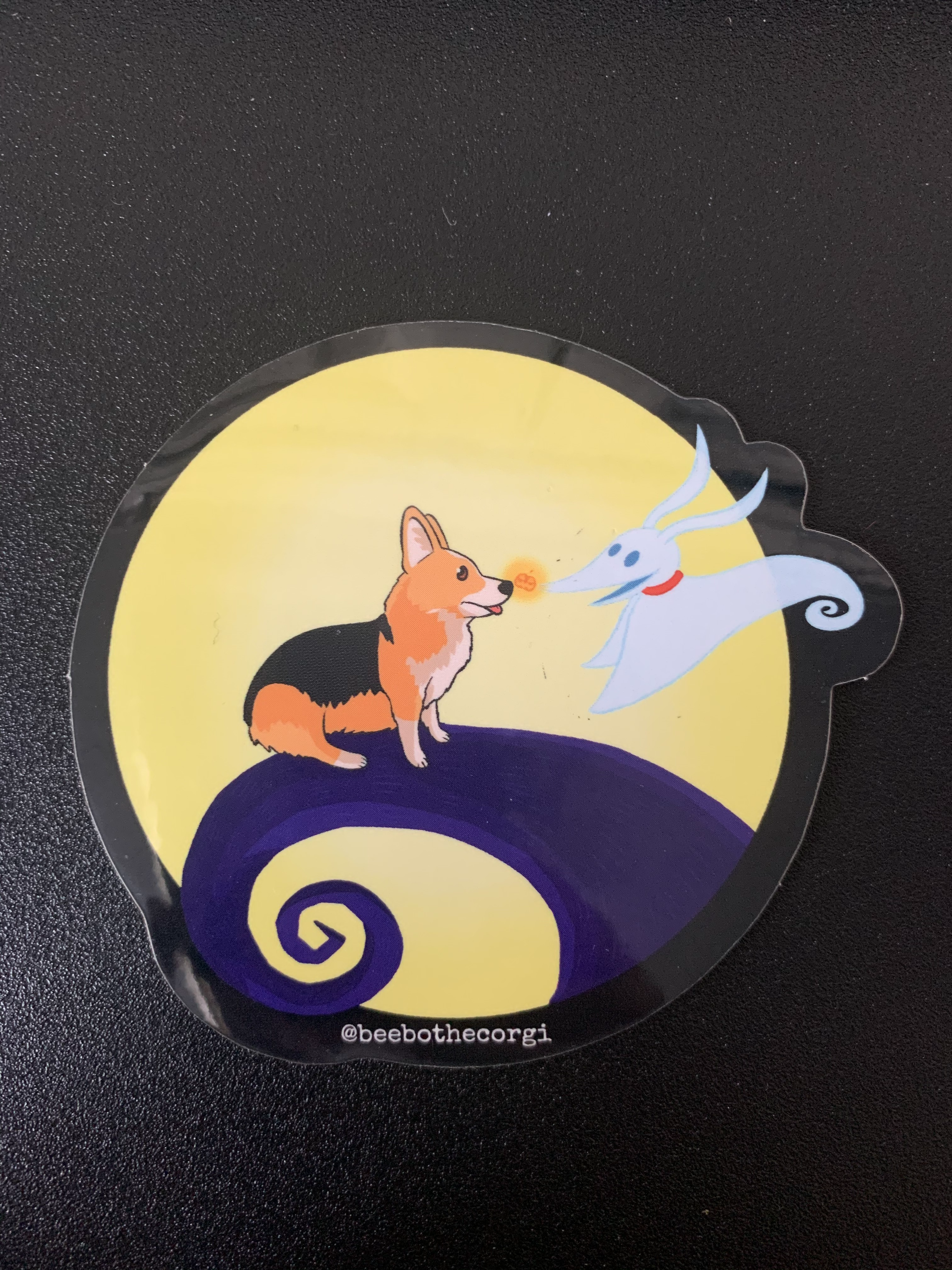 Nightmare Corgi Sticker