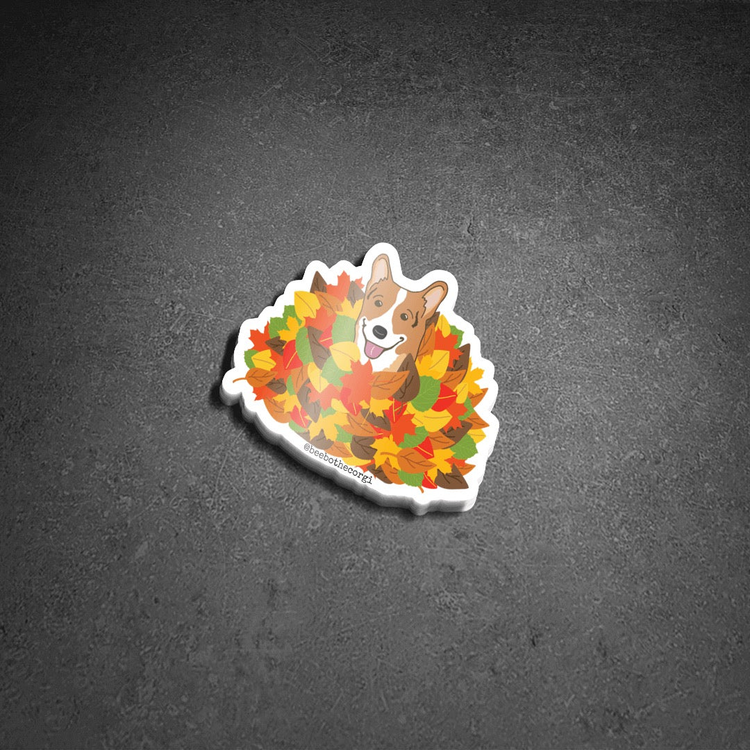 Awwtumn Leaves Sticker