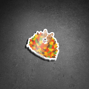 Awwtumn Leaves Sticker