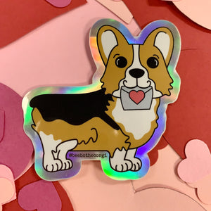 LIMITED EDITION: Holographic Be Mine Sticker